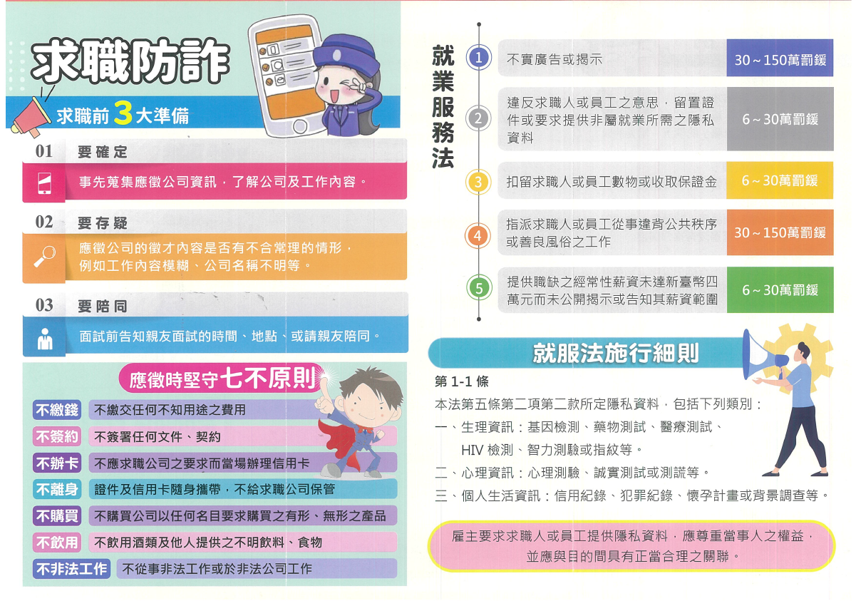 應徵前三大準備，面試時堅守七不原則